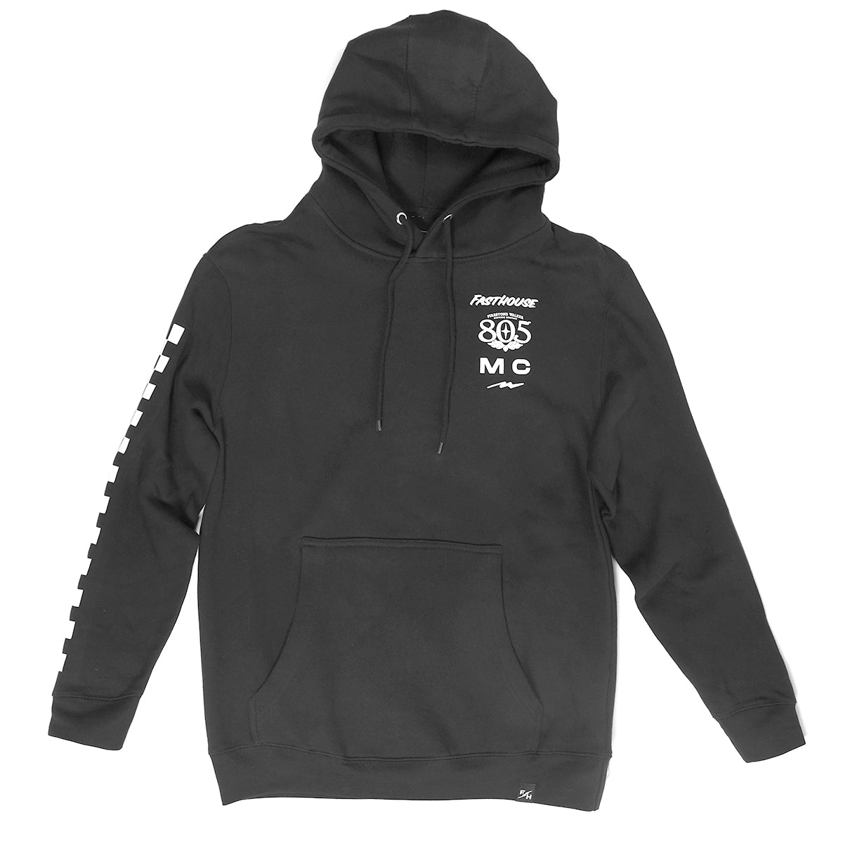 805 Parallel Hooded Pullover - Black