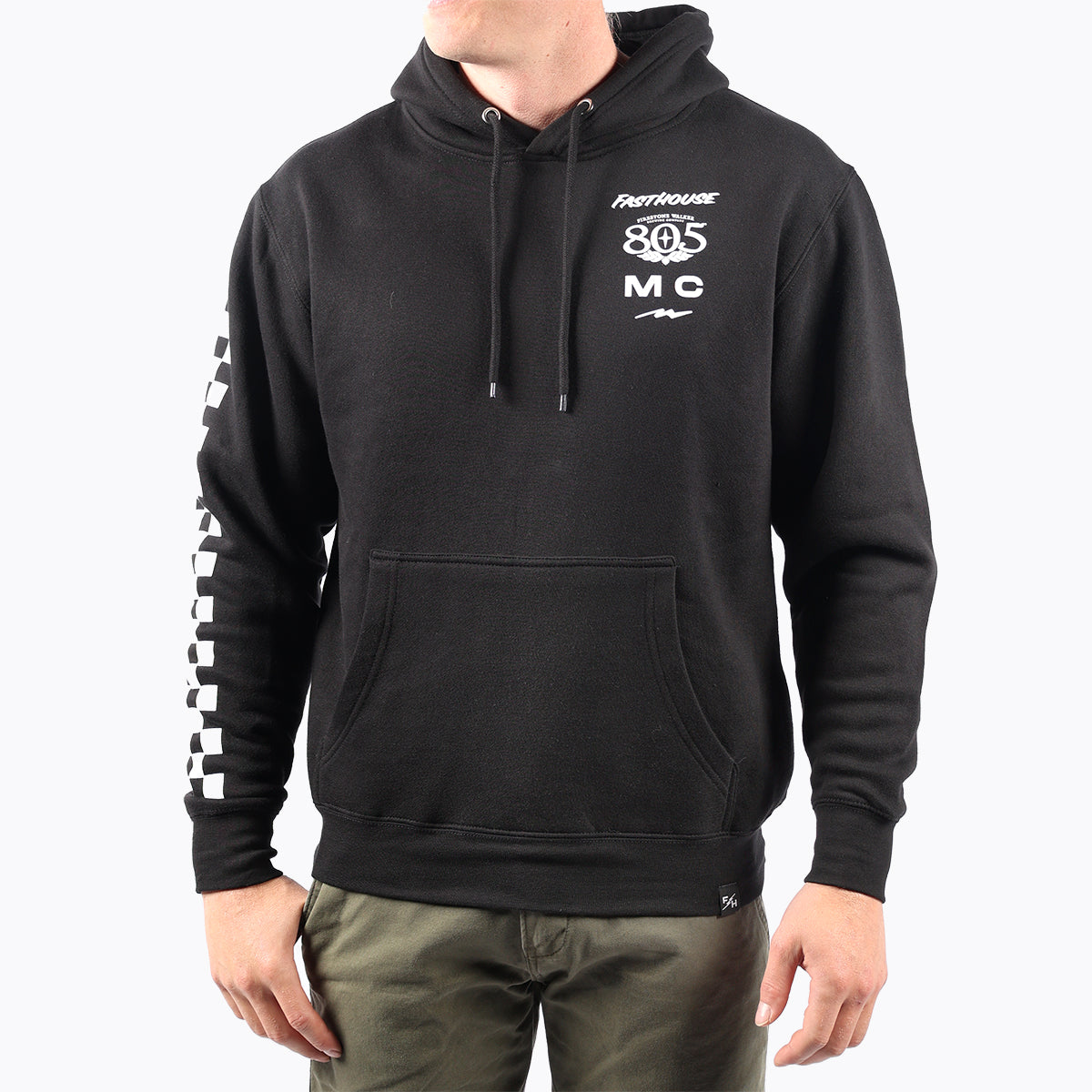 805 Parallel Hooded Pullover - Black