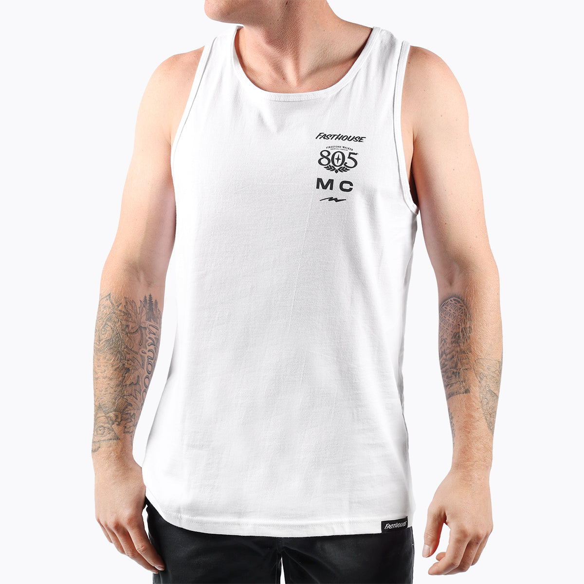 805 Parallel Tank - White