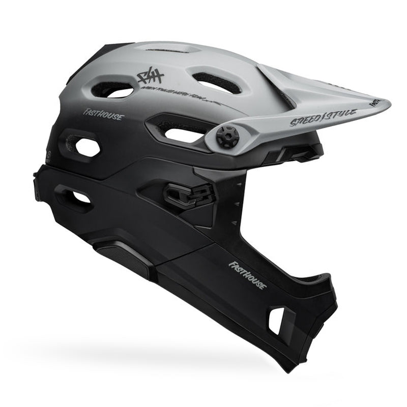 Bell Super DH Spherical MTB Helmet - Matte Gray/Black