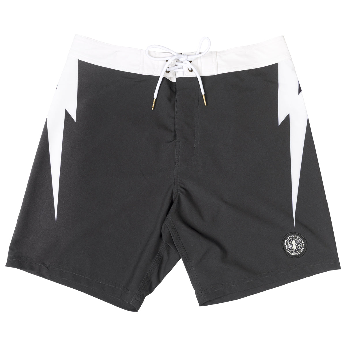Blitzed 17" Boardshort - Black