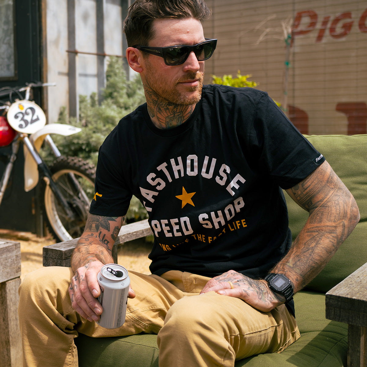 Fast Life Tee - Black