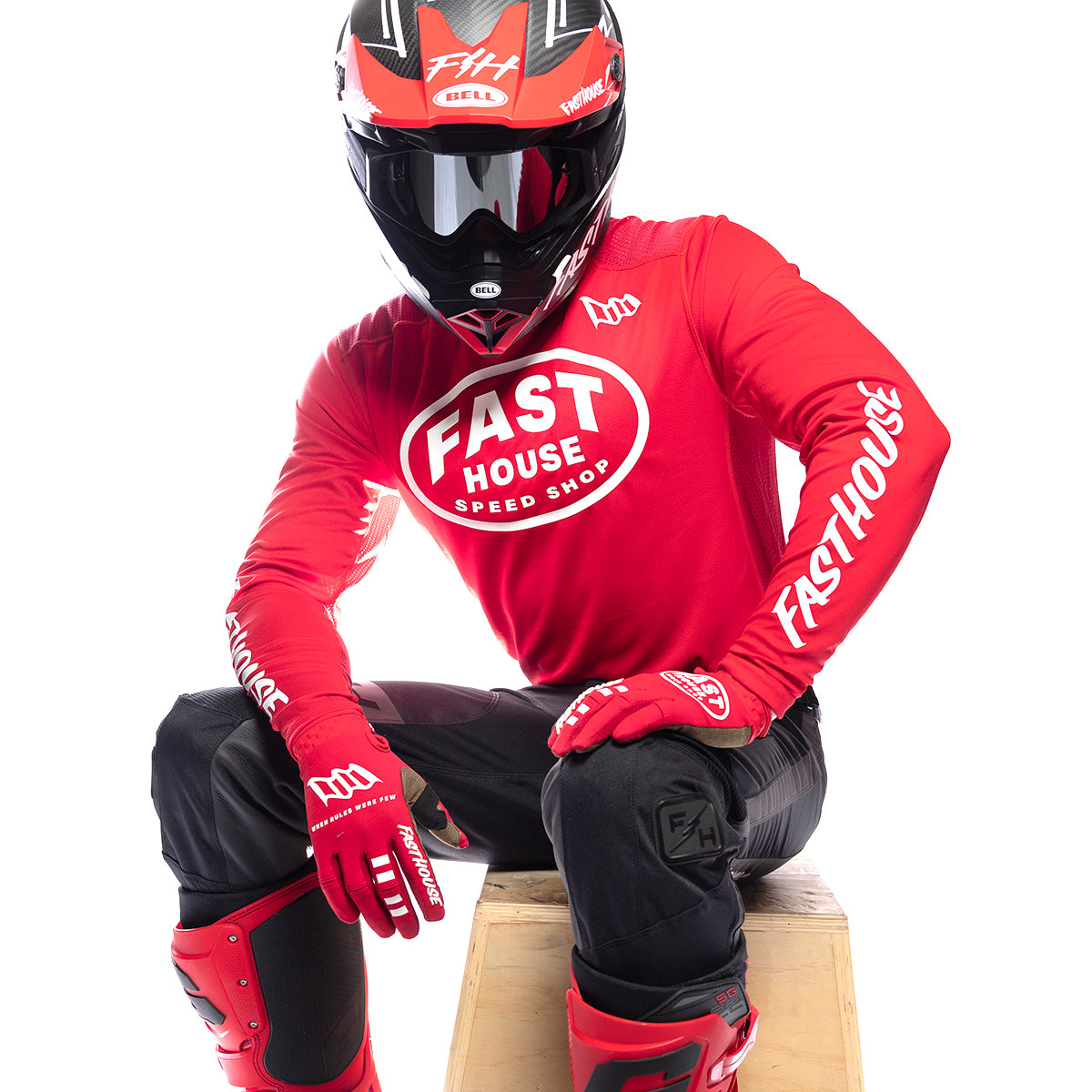 Grindhouse Air-Cooled Ramble Jersey - Red