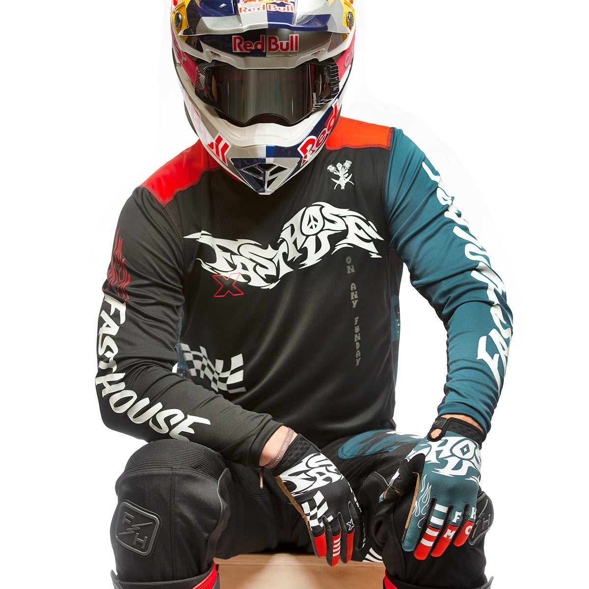 Grindhouse Bereman Jersey - Black/Infrared