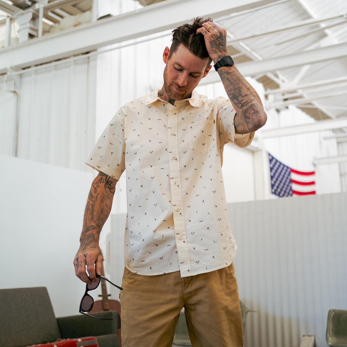 Retrospect Button Up