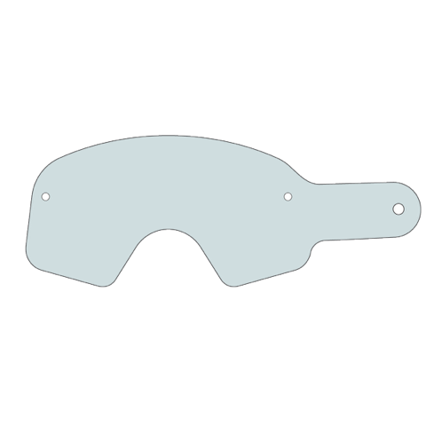 VonZipper Beefy Standard Tear Offs - Clear 50 Pack