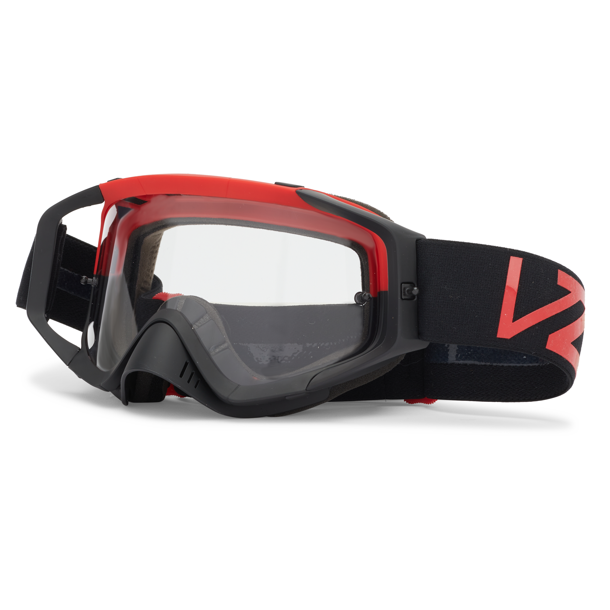 VonZipper Porkchop Elrod Goggle - Black/Red Clear